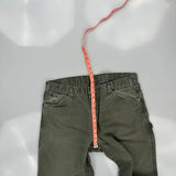 Dickies Carpenter Trousers - 37W 30L Green Cotton