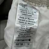 Carhartt Carpenter Shorts - 38W 9L Beige Cotton