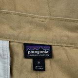 Patagonia Chino Shorts - 29W UK 10 Beige Cotton