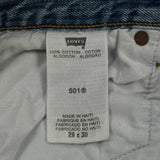 501 Levis Jeans - 29W 30L Blue Cotton