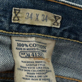 Polo By Ralph Lauren Jeans - 34W 34L Blue Cotton