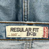 505 Levis Jeans - 36W 30L Light Wash Denim