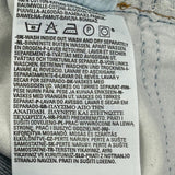 Levis Jeans - 32W 30L Light Wash Cotton