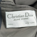 Double Breasted Christian Dior Pinstripe Blazer - Medium Black Wool