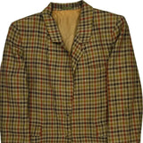 Burberry Checked Blazer - XL Multicoloured Wool Blend