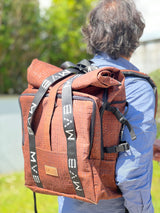 Xplorer Vegan Backpack for travel croco