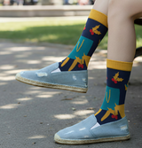 Anyfootwear 3 Pairs Women’s Art Holiday Cotton Socks Funny Gift Party