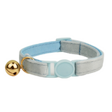 Anypet Small Sky Blue Cat Collar with Safety Buckle, Bell & Durable Adjustable Strap – Stylish Comfortable Pet Accessory for Cats