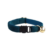 Anypet Large Navy Blue Cat Collar with Safety Buckle, Bell & Durable Adjustable Strap – Stylish Comfortable Pet Accessory for Cats