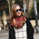 Anyyou 100% Pure Merino Wool Brown Poncho Winter Large Scarf Pashmina Shawl Bandana Neck Wrap For Women