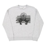 Disney Graphic Sweatshirt - Small Grey Cotton Blend