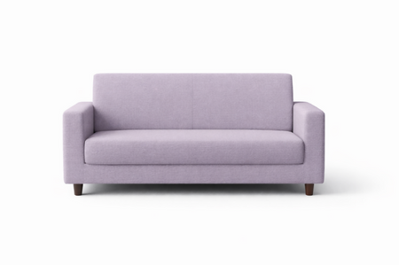 Anyseat 4-Seater Sofa Cover – Plain Light Purple Style Slipcover for Living Room Chair Protection