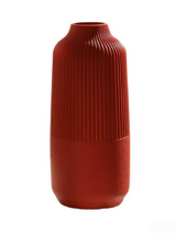 ANYDECO Flower Vase Rosy Red Large Nordic Style Pot Room Home Decor