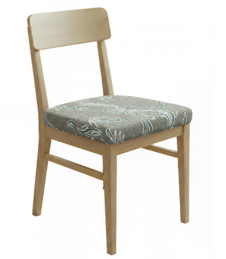 Anyseat Light Brown Random Wave Print Chair Cover – Stretch Washable Removable Seat Cover for Dining & Kitchen