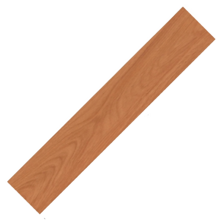 Anyhouz 5pcs Vinyl Floor Tiles – Red Walnut Wood Grain, Waterproof, Easy Install