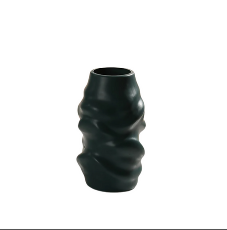 ANYDECO Flower Vase Green Medium Melting Style Nordic Pot Home Decor