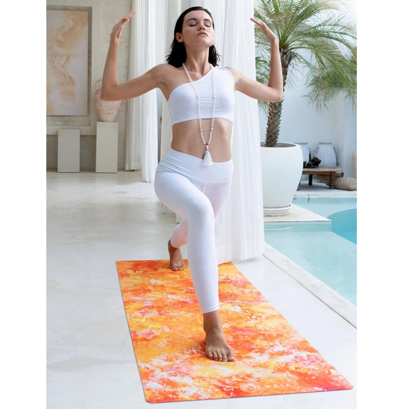 Aurelia Orange Travel Yoga Mat