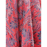 Embroidered Floral Silk Shawl