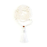 Selene Moonstone Crystal Mala Necklace
