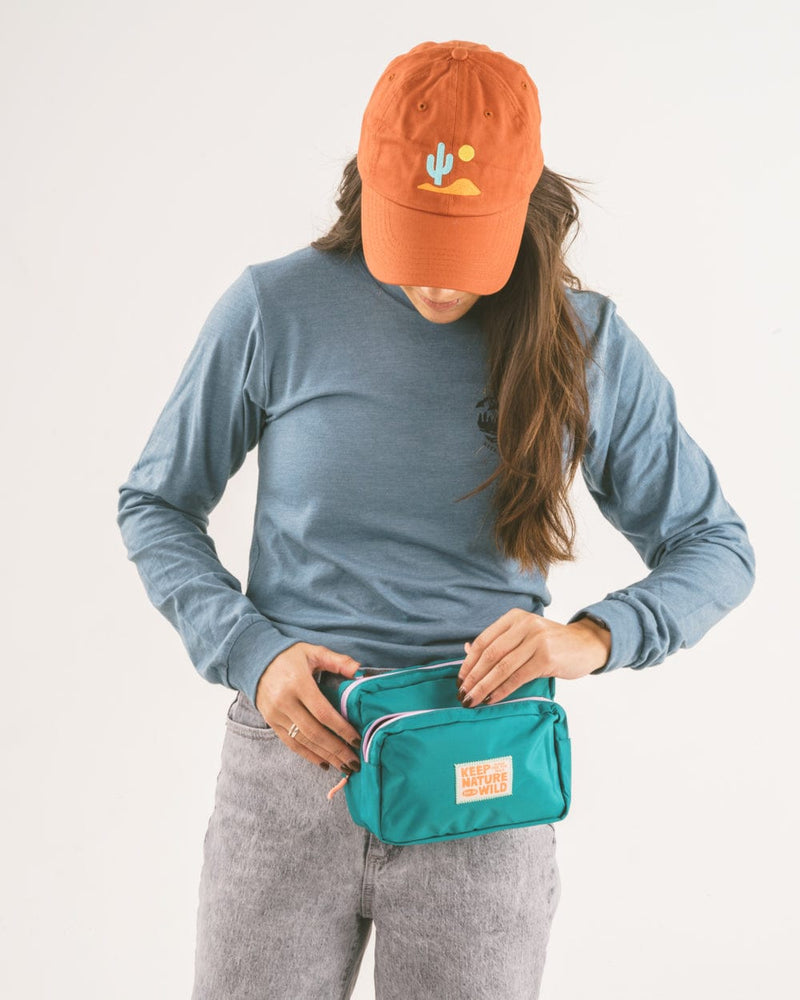KNW Fanny Pack | Teal/Lavender