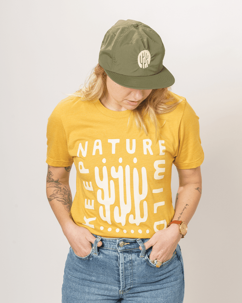 Cactus Buds Unisex Tee | Mustard