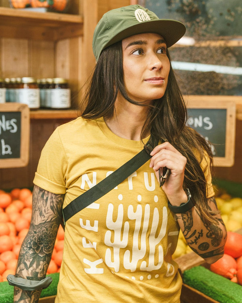 Cactus Buds Unisex Tee | Mustard