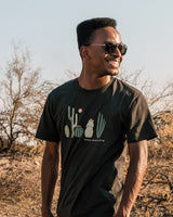 Cactus Friends Unisex Tee | Coal
