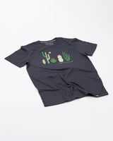 Cactus Friends Unisex Tee | Coal