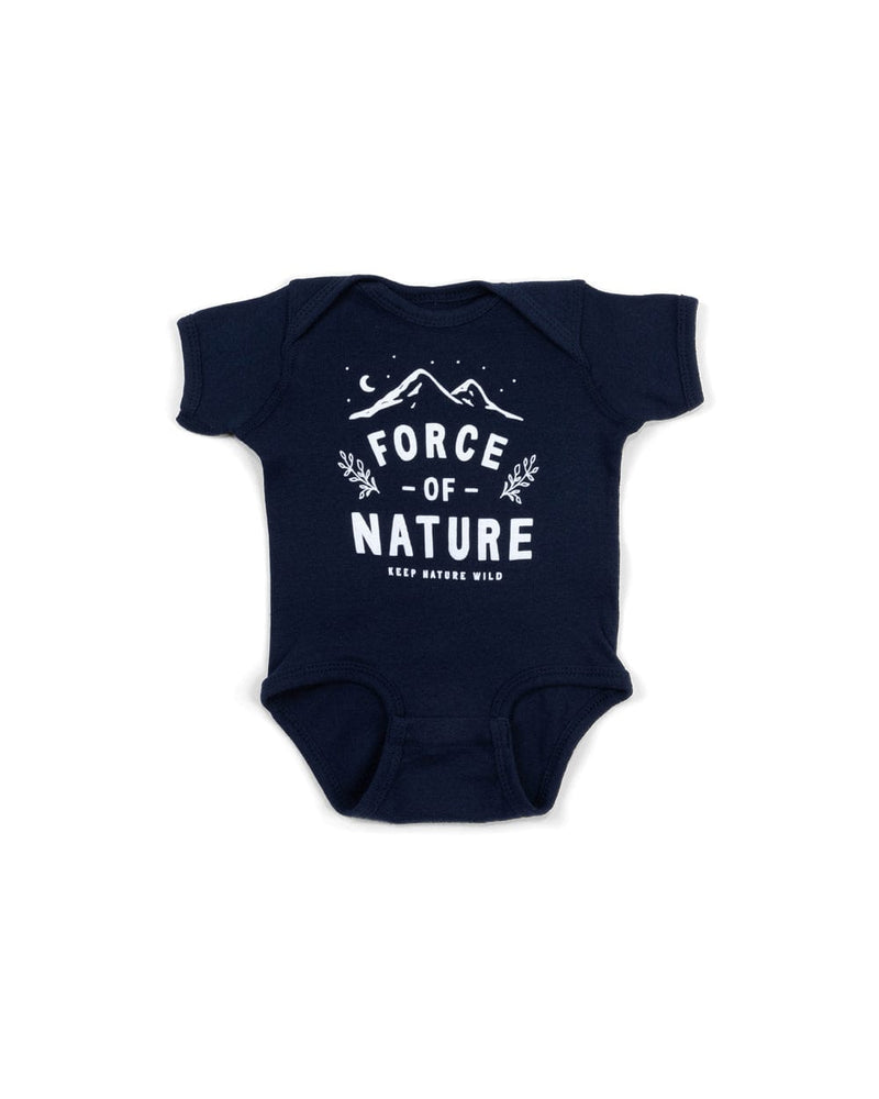 Force of Nature Baby Bodysuit | Navy