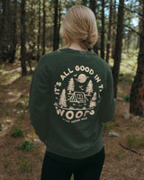 Keep Nature Wild Outerwear Good in the Woods Unisex Crewneck Sweatshirt | Heather Forest