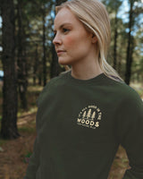 Keep Nature Wild Outerwear Good in the Woods Unisex Crewneck Sweatshirt | Heather Forest