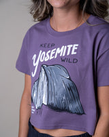 Keep Yosemite Wild Women's Crop Top | Mauve