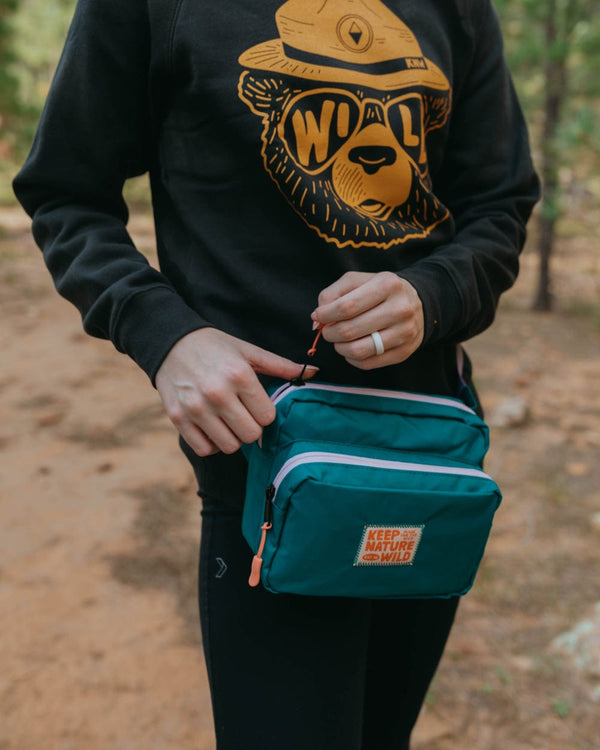 KNW Fanny Pack | Teal/Lavender