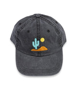 Lone Cactus Dad Hat | Faded Black