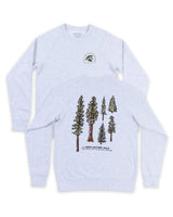 Nature Study Conifers Unisex Crewneck Sweatshirt | Ash