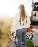 Nature Study Conifers Unisex Crewneck Sweatshirt | Ash