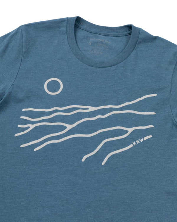 Rising Sun Unisex Tee | Slate Blue