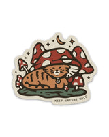 Toadstool Tabby | Sticker