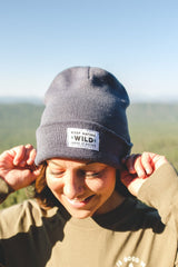 Twin Pines Cuffed Beanie | Slate