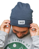 Twin Pines Cuffed Beanie | Slate