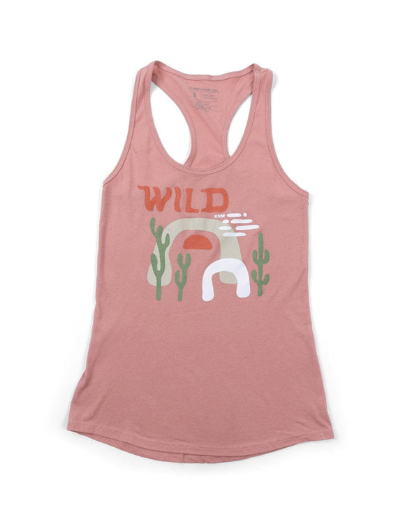 Wild Arches Women’s Racerback Tank | Rose