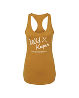 Wild Keeper Script Racerback Tank | Pollen