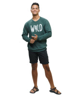 Wild Pine Crewneck Sweatshirt | Heather Forest
