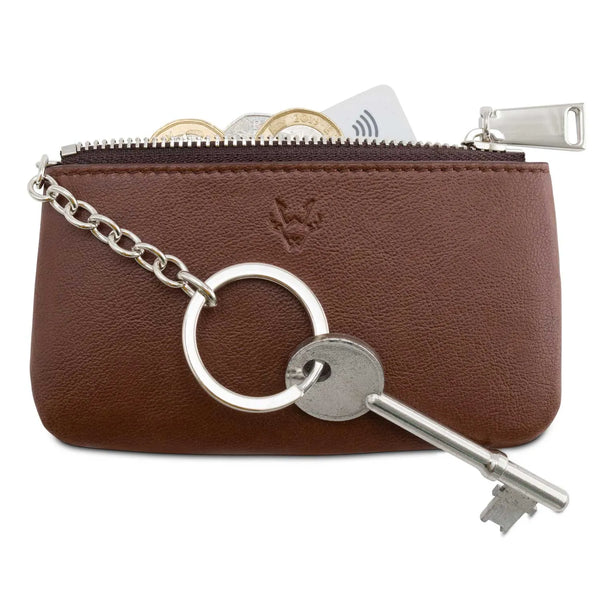 Key Holder Wallet in Oakbark Brown