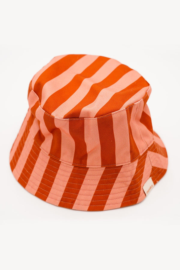 Reversable kid's bucket hat  - Sunset