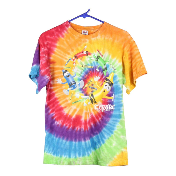 Age 13-14 Kid U Not Tie-Dye T-Shirt - Medium Multicoloured Cotton