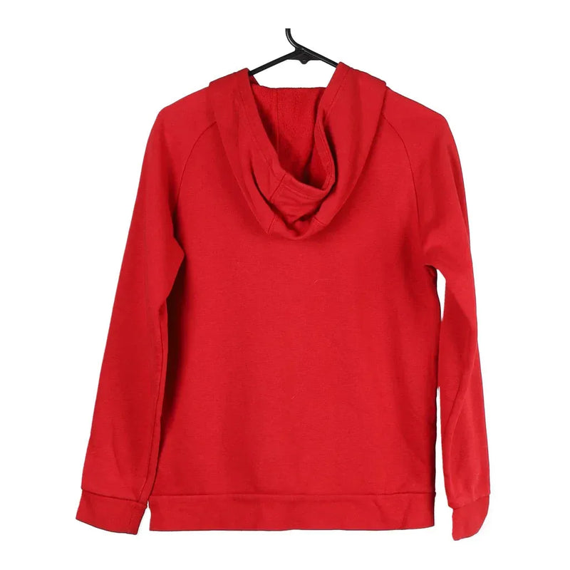 Age 13-14 Adidas Hoodie - Large Red Cotton Blend