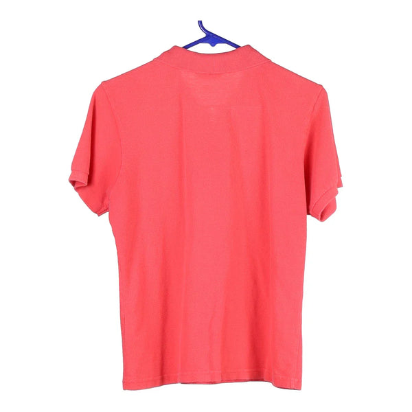 Age 11-12 Kappa Spellout Polo Shirt - Large Pink Cotton Blend