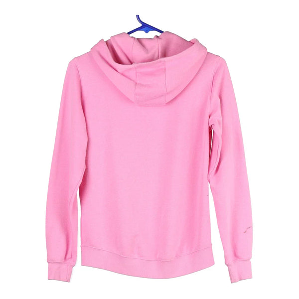Age 13-14 Champion Spellout Hoodie - XL Pink Cotton Blend