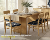 Anyseat Chair Cover Black White Splash Print Stretch Seat Cover for Home Dinning Kitchen Washable Removable